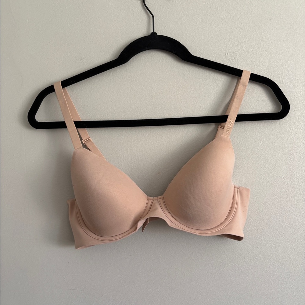 Smoothez by Aerie Women’s Bra Beige Size 34C Full Coverage Underwire Soft